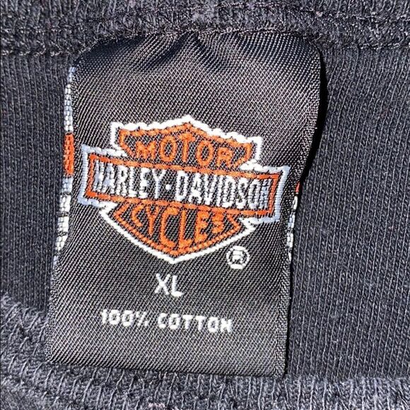 HARLEY DAVIDSON Ft Lauderdale Black LS Shirt- XL - Picture 5 of 6
